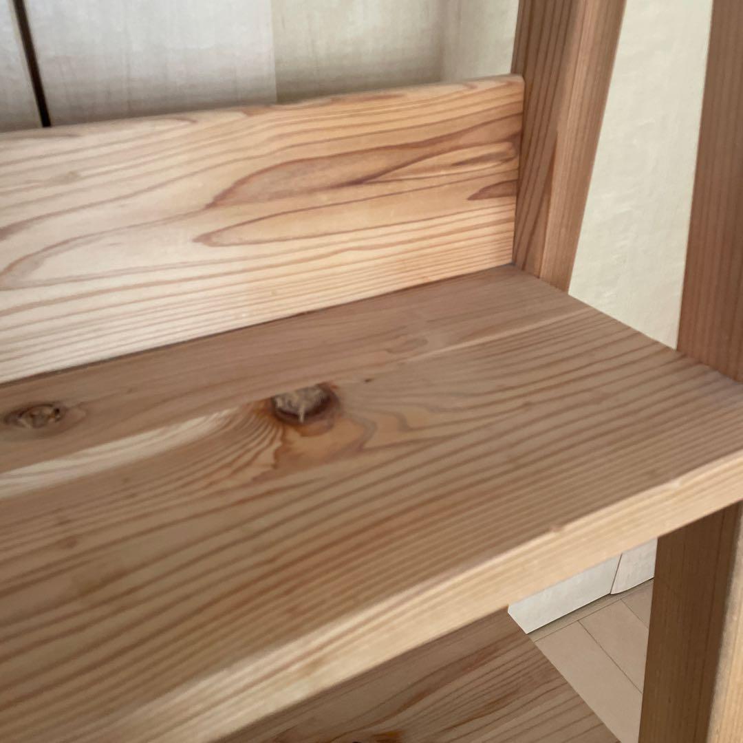 国産杉 本棚 ブックシェルフ ディノス