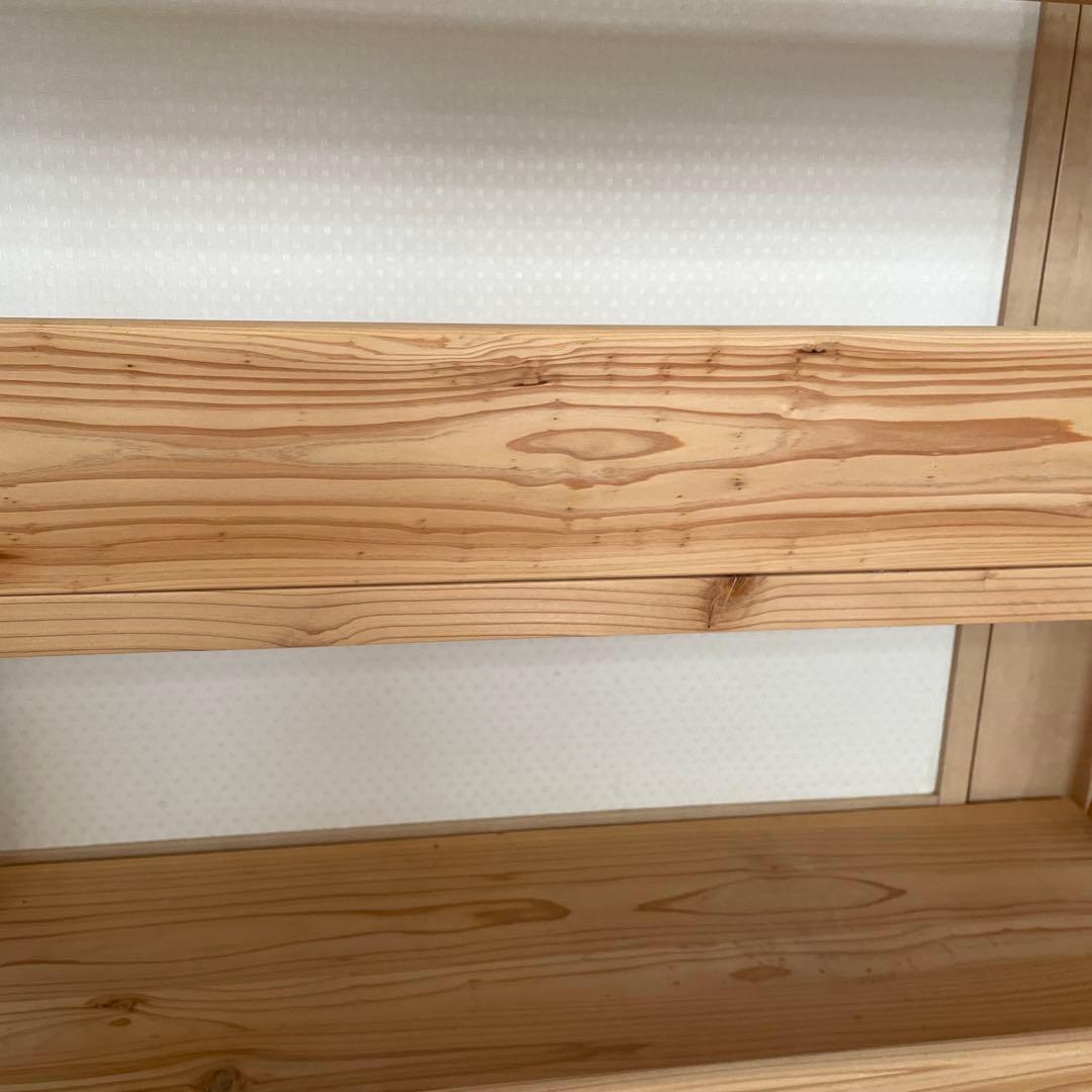 国産杉 本棚 ブックシェルフ ディノス