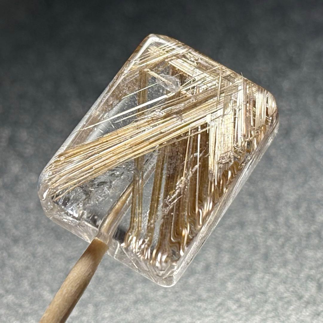 極上　タイチンルチルクォーツ　K313