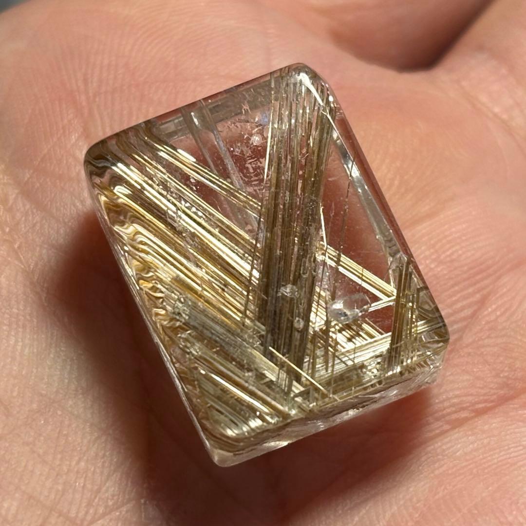 極上　タイチンルチルクォーツ　K313