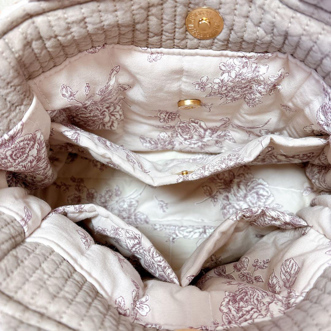 コヤンイサムチョン　サイドポケットトートバッグ　ブラウン　サンダーちゃん　うさぎ