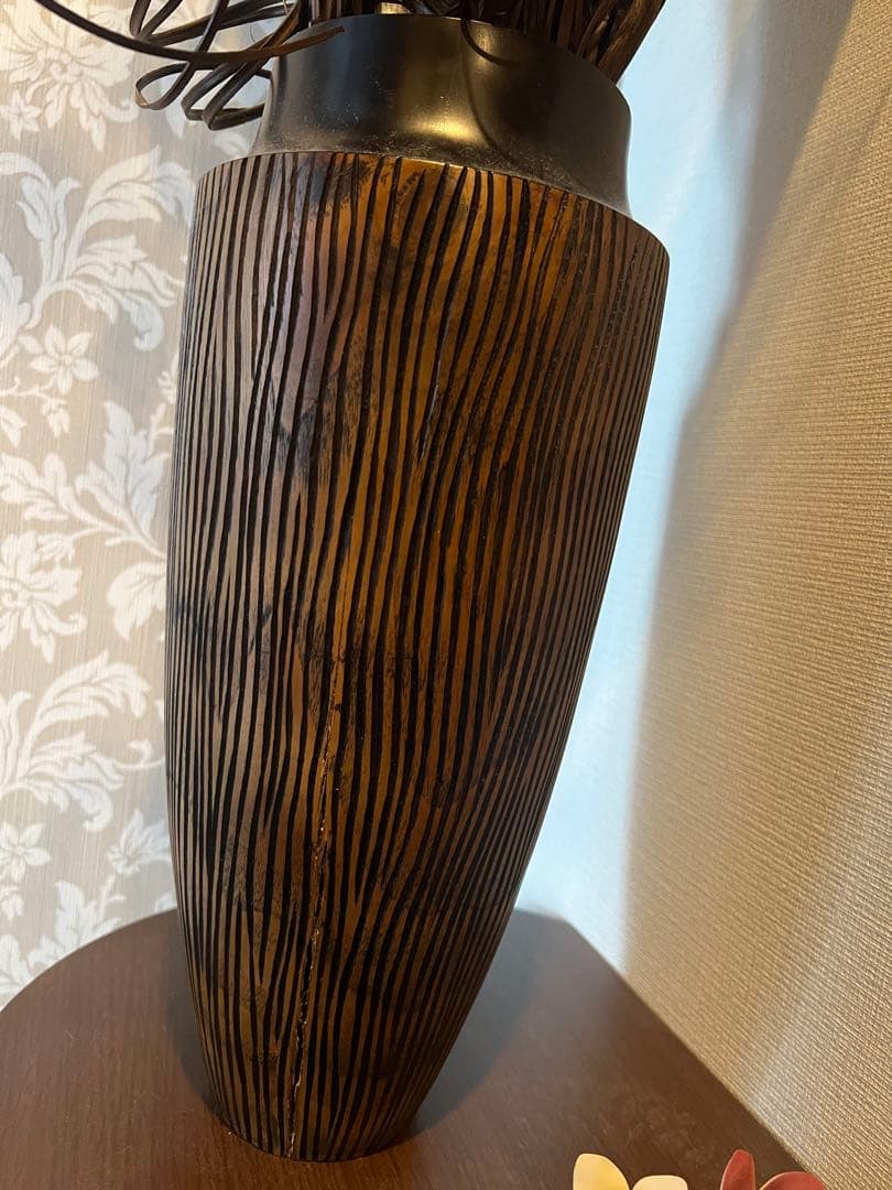 アジアン⭐︎チークフラワーベース⭐︎花瓶