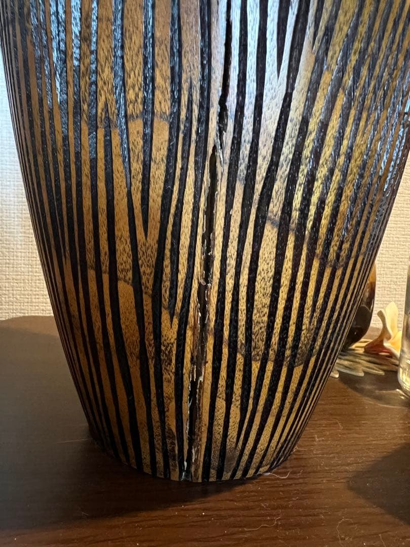 アジアン⭐︎チークフラワーベース⭐︎花瓶