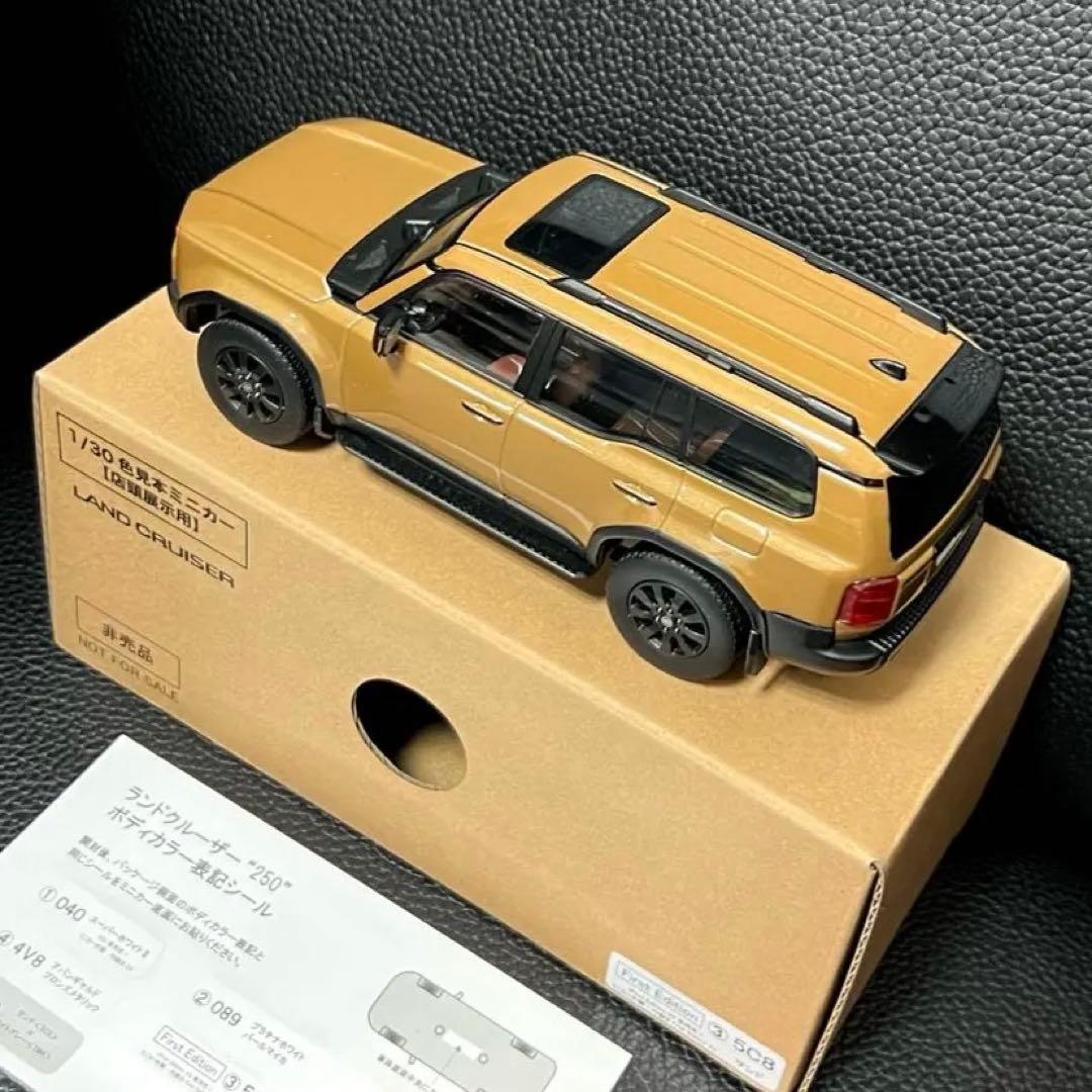 【未使用】丸目 新型 ランクル250 カラーサンプル 1/30 【店頭展示用】