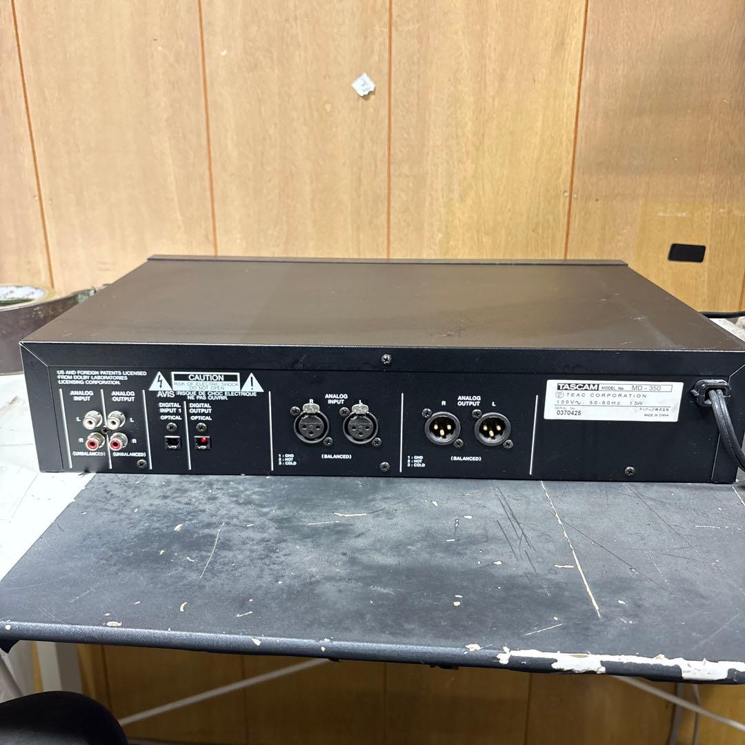 TASCAM MD-350 MDレコーダー
