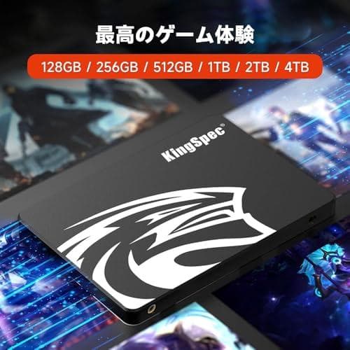 KingSpec SSD 512GB SATAIII 6Gb/s 2.5インチ内