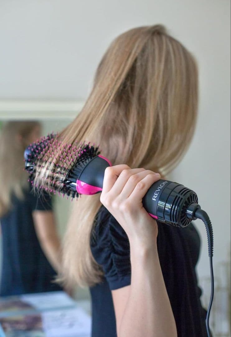 【にんにんさん専用】新品REVLON ブローブラシドライヤーBLACK×PINK