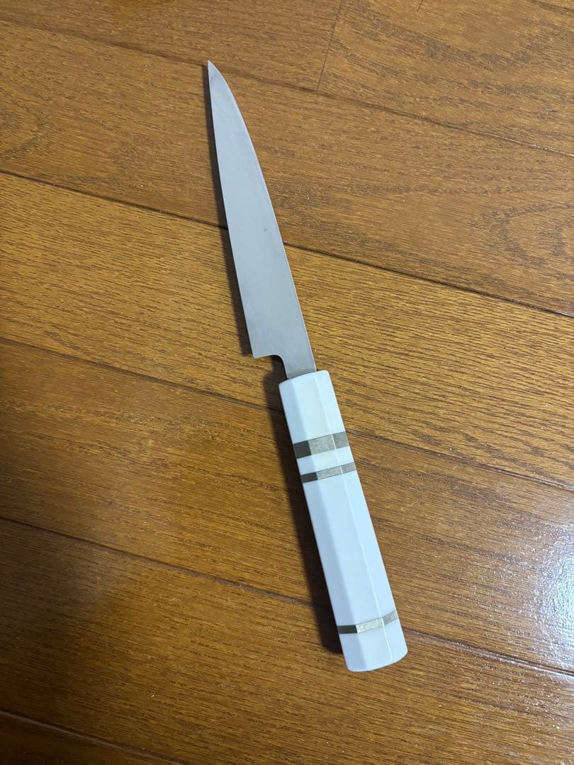 實光刃物　片刄ペティナイフ　粉末ハイスSG2 150mm