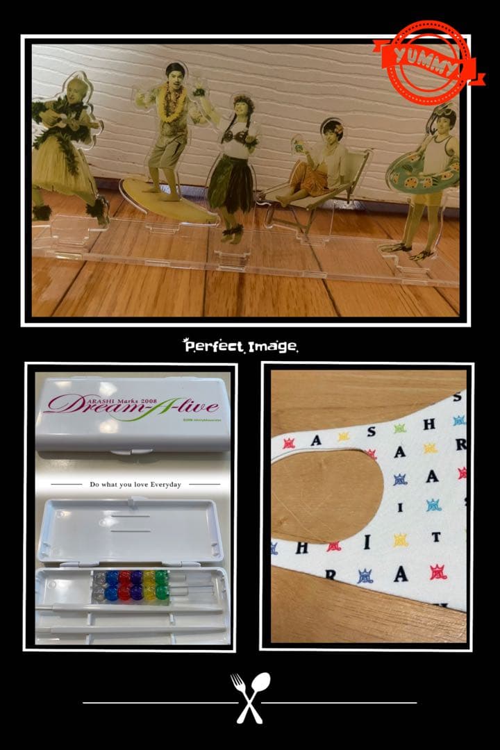 WE ARE 嵐 グッズ アクリルスタンド プレート バッジ ノート 8点セット