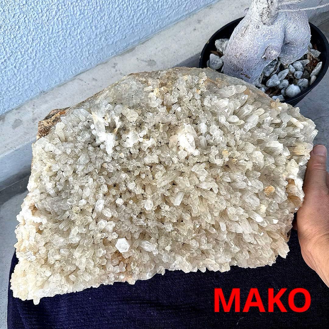 M1763☆水晶クラスター30Kg☆国産☆天然石　原石