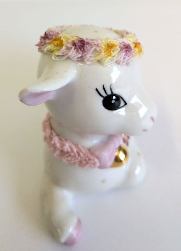 アイリッシュドレスデンの2015年限定 干支フィギュリン（羊）