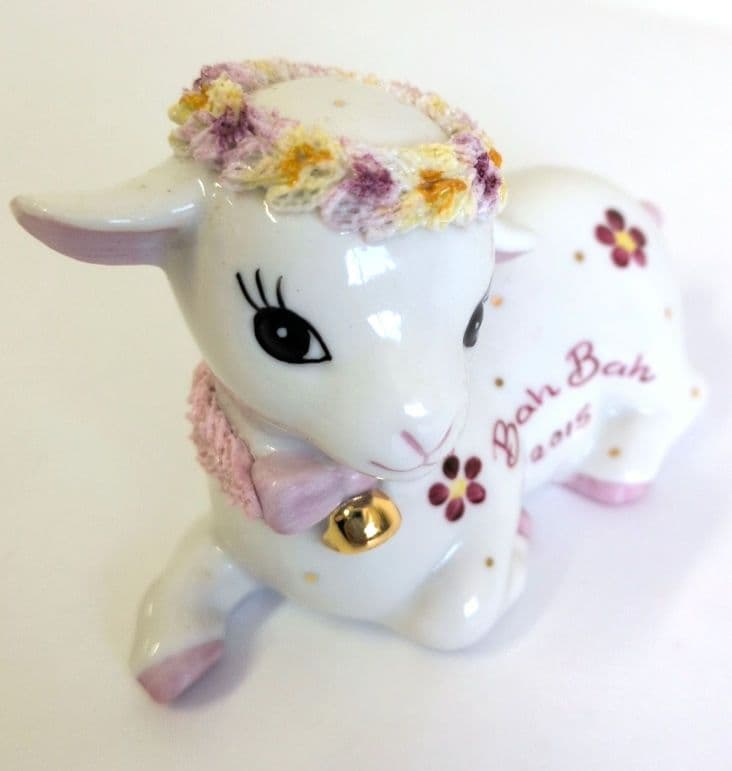 アイリッシュドレスデンの2015年限定 干支フィギュリン（羊）