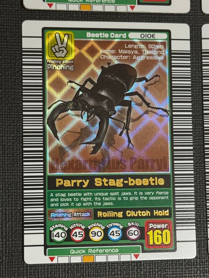 【希少】ムシキング 英語版 エレファス・ラコダール 銅 2003 初期デザイン