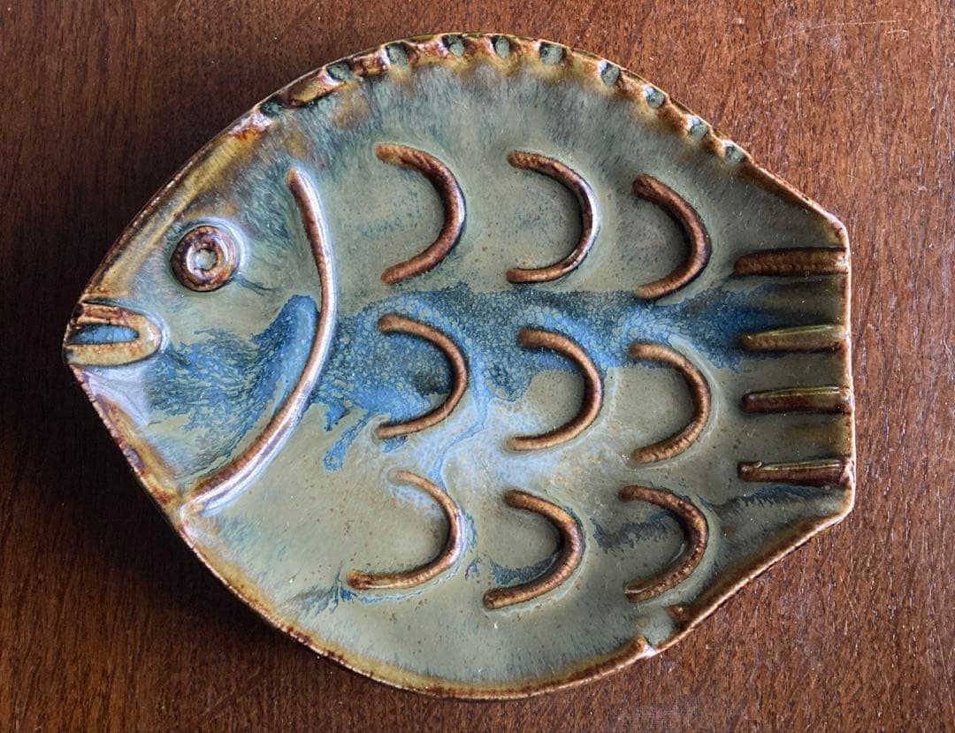 木製 海の生き物達の箸置き／皿／石のオブジェ／カルタ