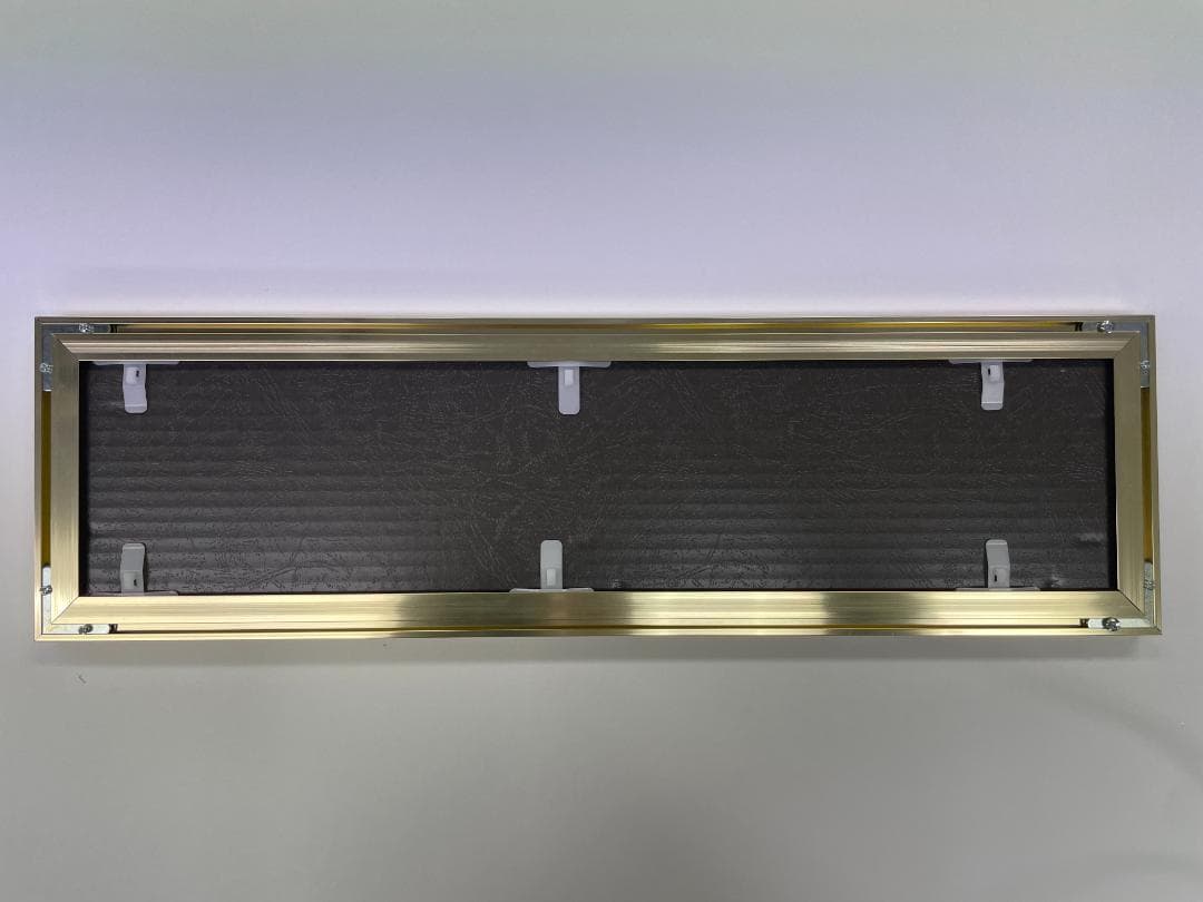 【新品】高級アルミフレーム ゴールド 60×15cm・5枚セット