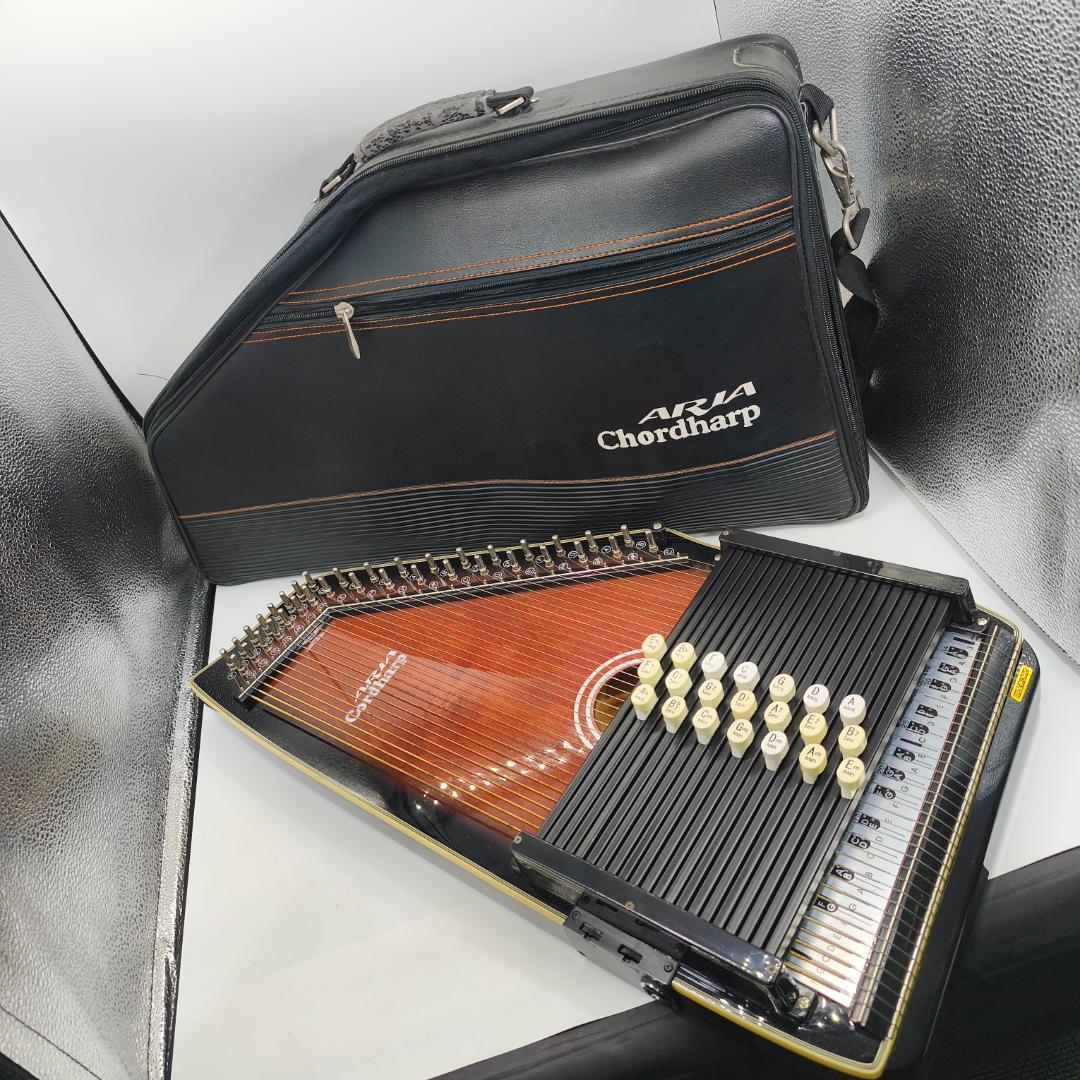 ARIA　AH-21E　コードハープ　専用ケース　ピックアップ搭載モデル　弦楽器
