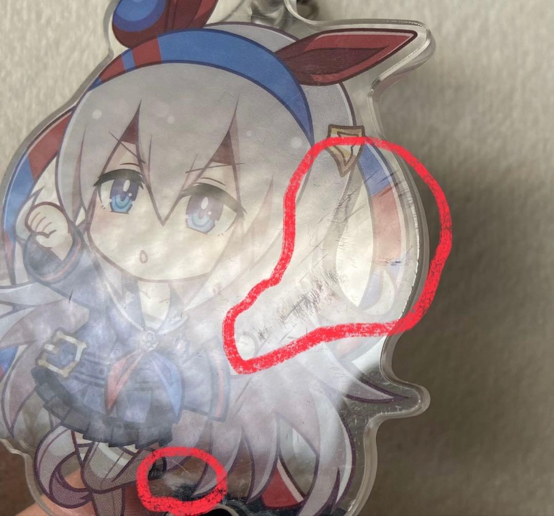 ウマ娘 タマモクロス 蹄鉄付きアクリルキーホルダー アクリルスタンド ステッカー