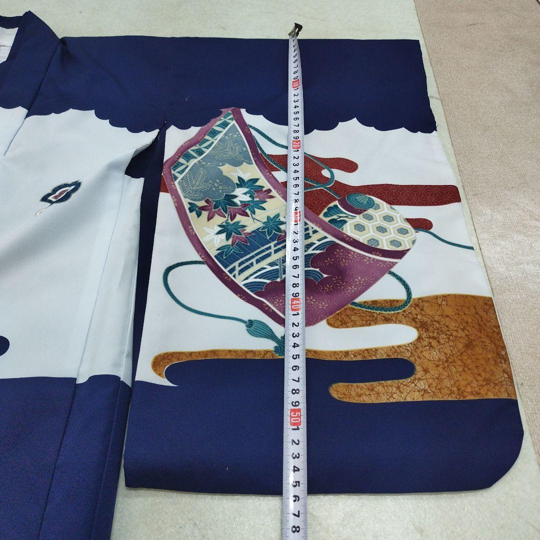 七五三用伝統和服　紺色