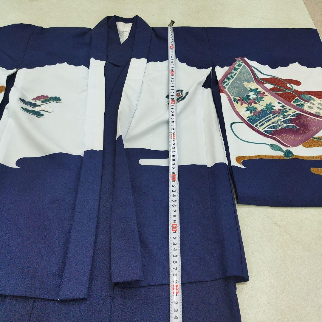 七五三用伝統和服　紺色