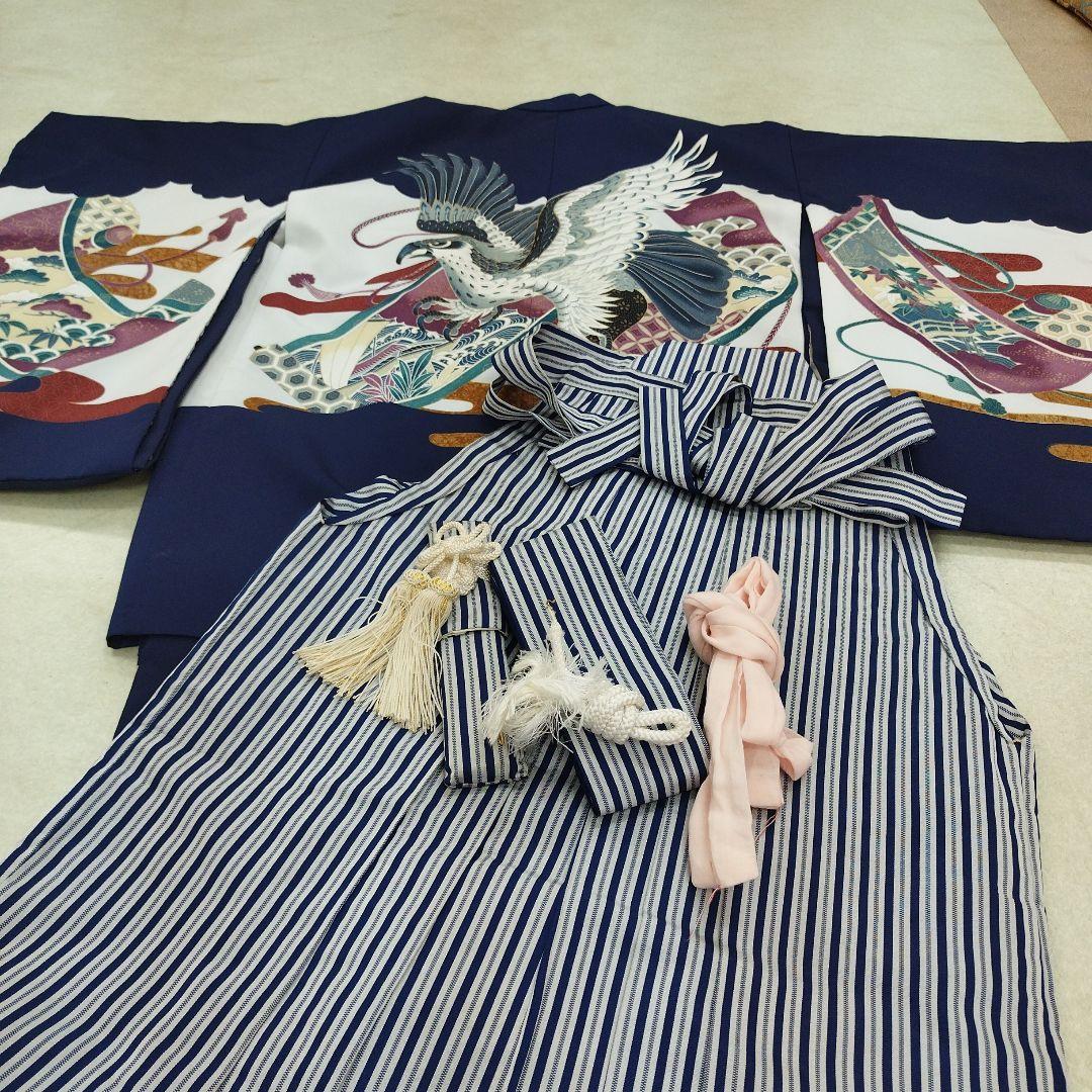 七五三用伝統和服　紺色