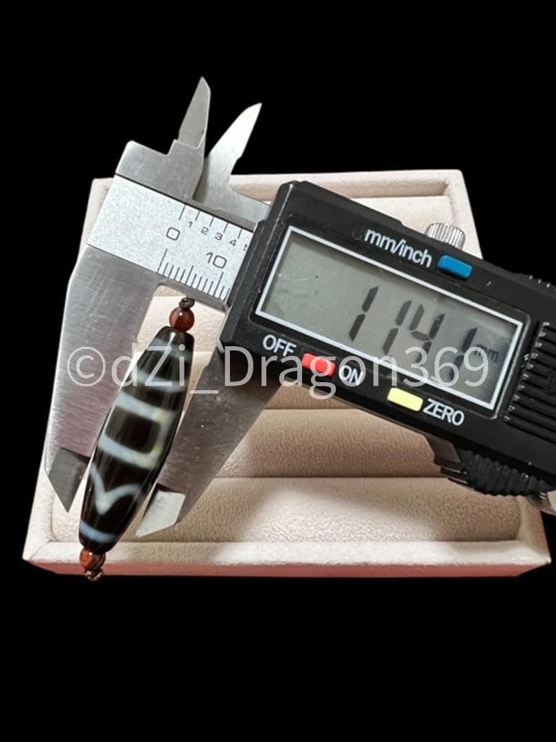 dZi beadsジービーズ 西蔵 高品質・朱砂有り！！ 至純 息増懐天珠