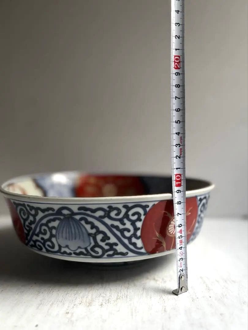 639 骨董 アンティーク 古伊万里 染付 豪華絢爛 色絵鉢 幕末 正月 おせち