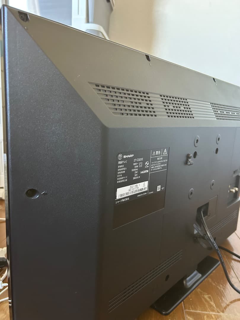 SHARP AQUOS 液晶テレビ 2T-C32DE-B 32型　2021年製