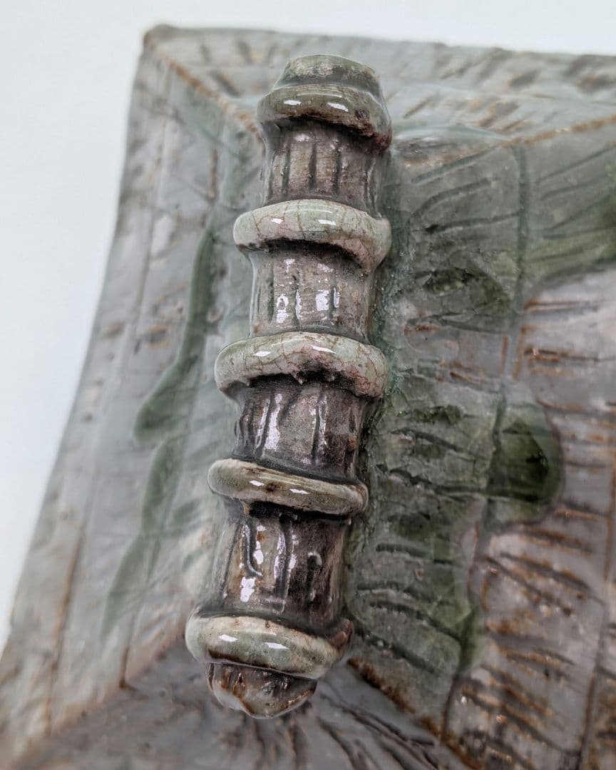 志楽 楽焼 葛屋香炉 合箱 香爐 香道具 お香 茶道具 茶陶 アロマグッズ 在銘