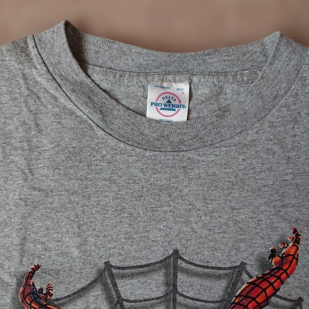 スパイダーマン Tシャツ グレー