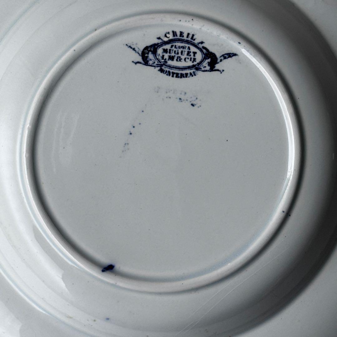 ② フランスアンティーク　クレイユモントロー　 FLORA MUGUET 鈴蘭