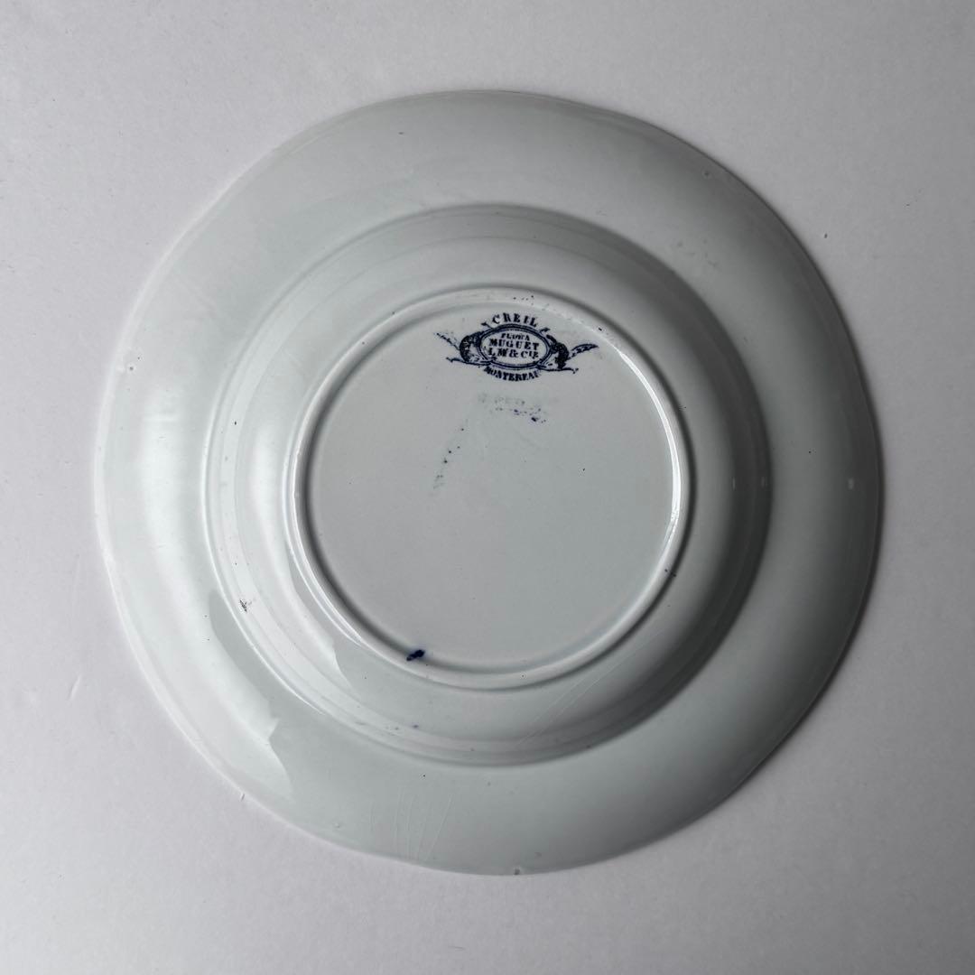 ② フランスアンティーク　クレイユモントロー　 FLORA MUGUET 鈴蘭