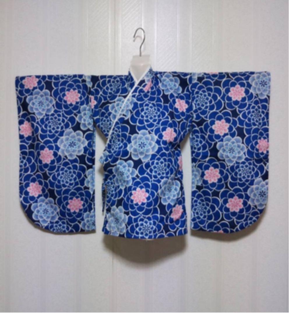 ベビー袴 振袖タイプ ハンドメイド 90サイズ