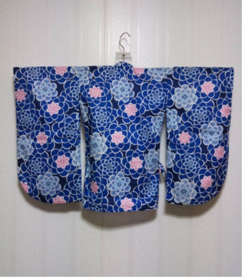 ベビー袴 振袖タイプ ハンドメイド 90サイズ