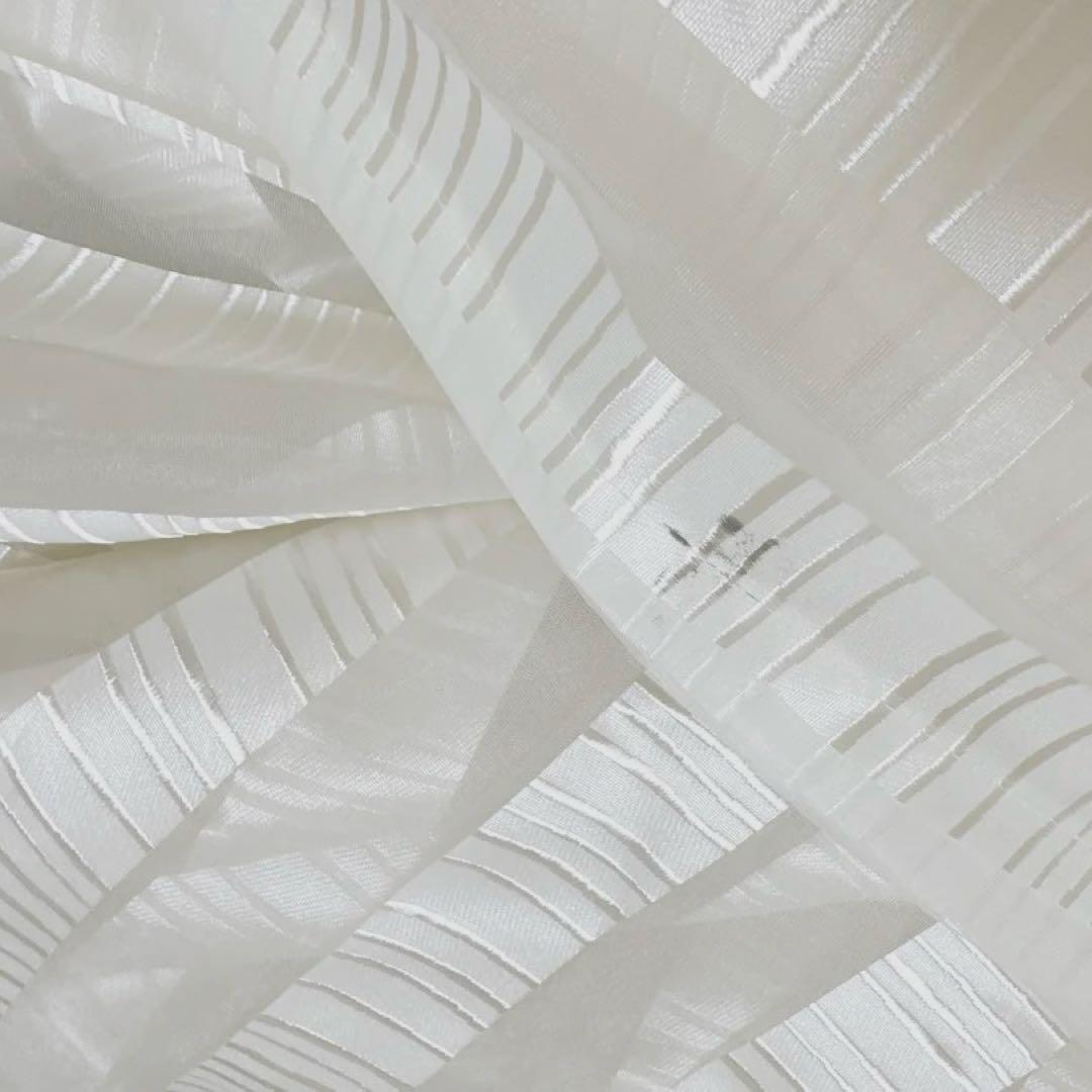 サンゲツ　プリーツデザイン ドレープカーテン　レースカーテン　ホワイト