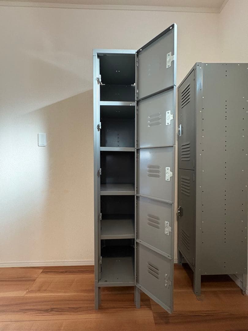 lyon ロッカー②グレー5段　パシフィックファニチャー　PFS