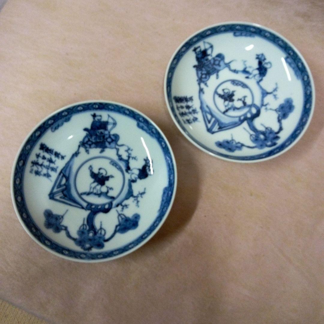 道八　古美術　骨董品　染付