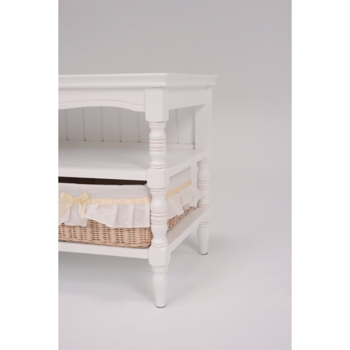 姫系　プリンセス　バスケット3つ付　リビングボード　ローボード