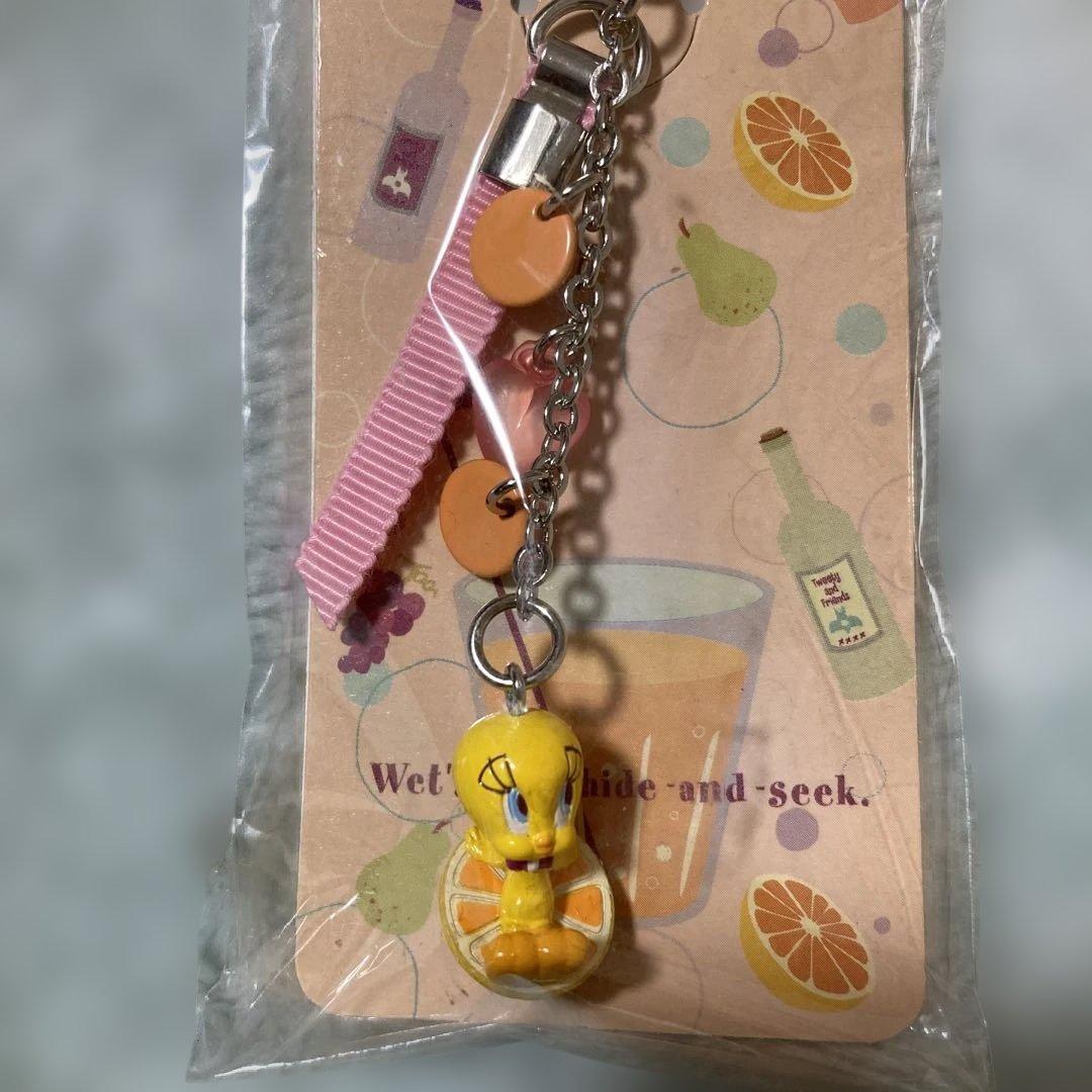 【年代物】Tweety ストラップ 2点セット