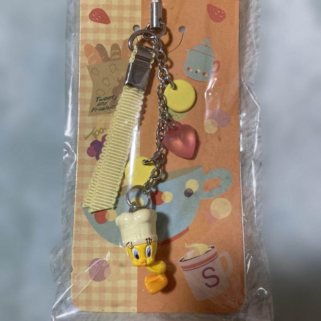 【年代物】Tweety ストラップ 2点セット