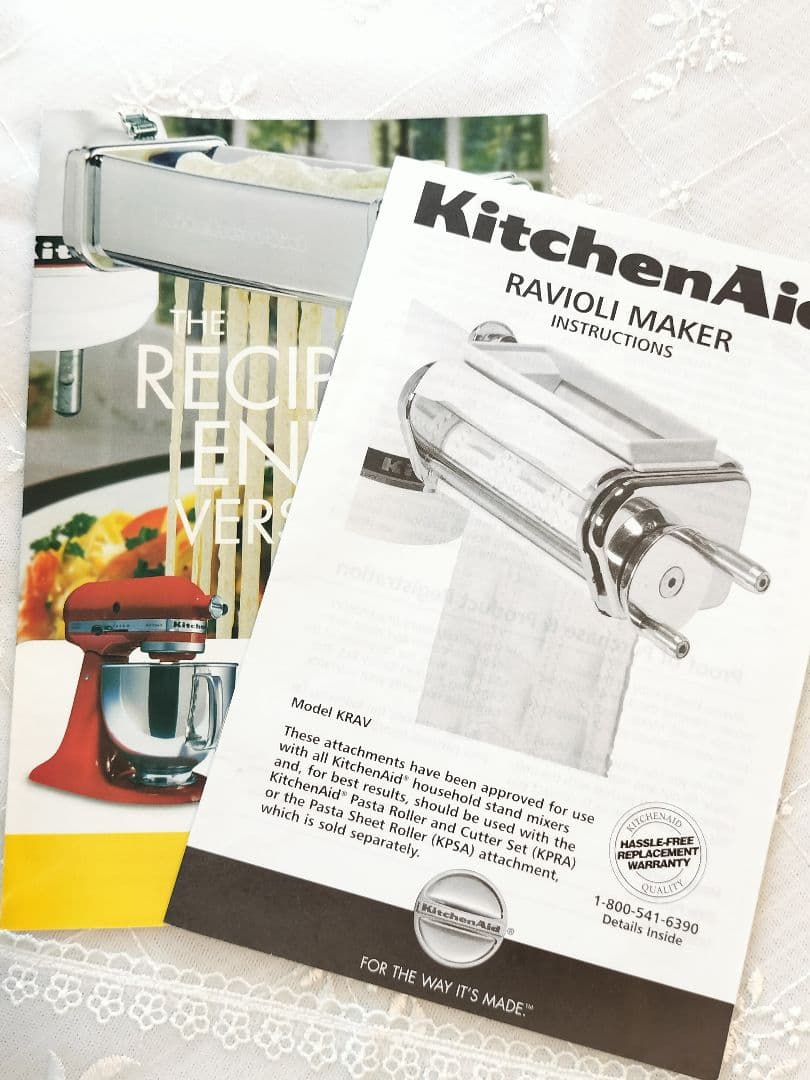 ※追記　KitchenAid スタンドミキサー アタッチメント　ラビオリメーカー