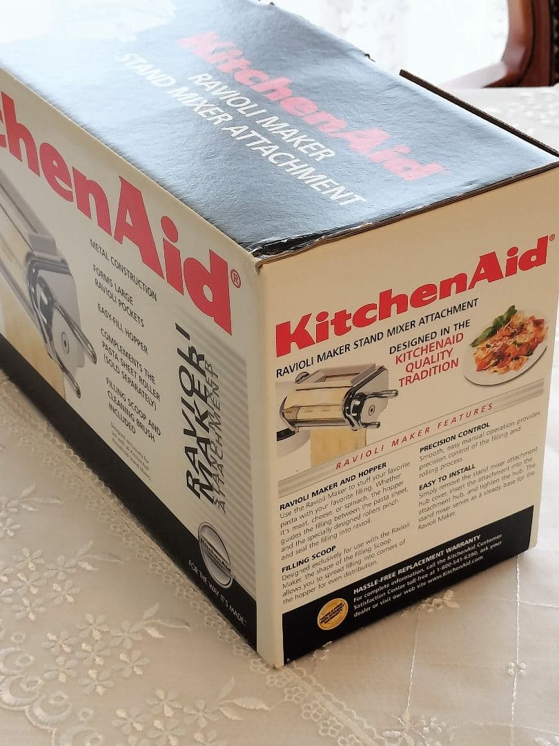 ※追記　KitchenAid スタンドミキサー アタッチメント　ラビオリメーカー