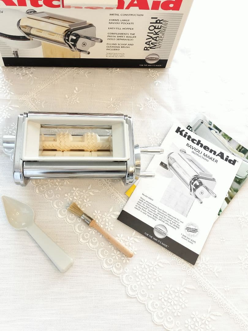 ※追記　KitchenAid スタンドミキサー アタッチメント　ラビオリメーカー