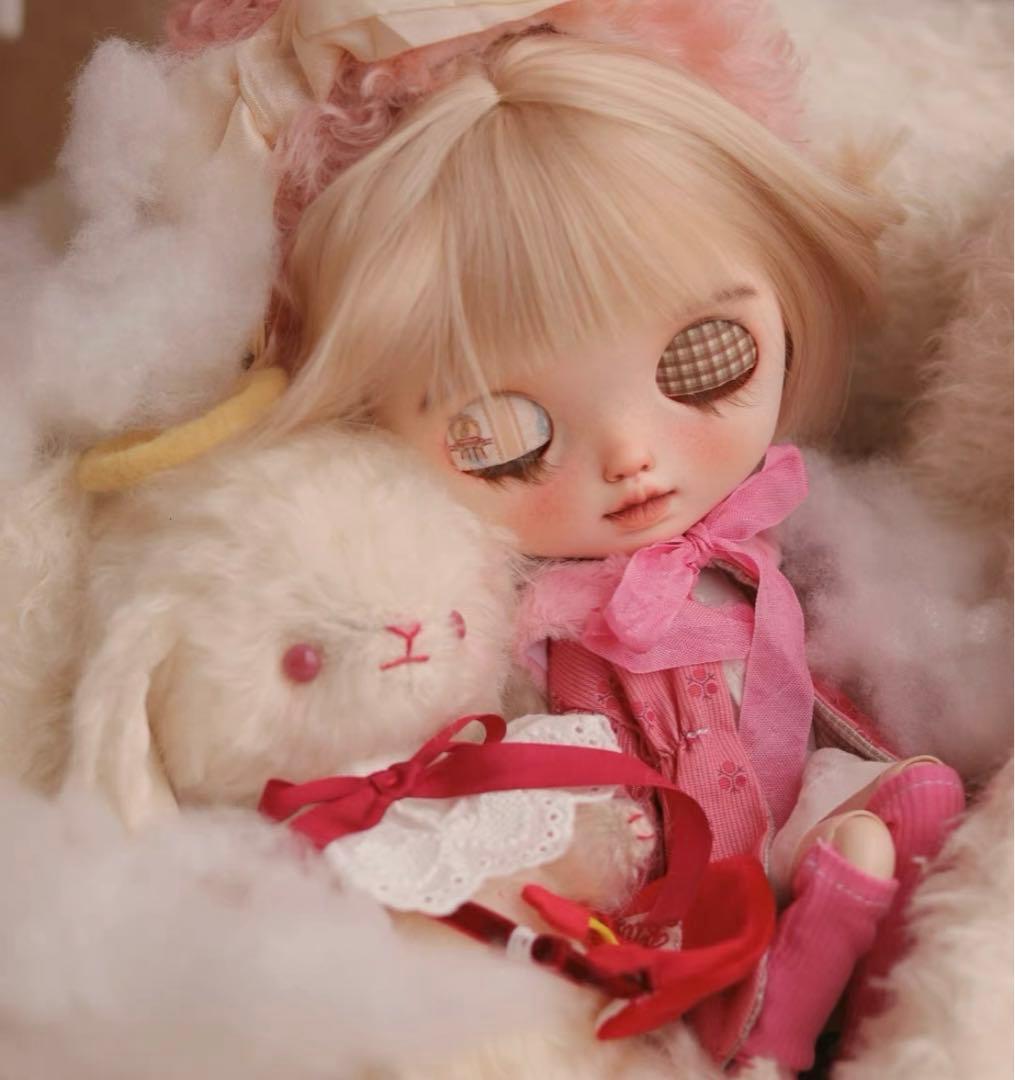 キュビットうさぎちゃん アーティストベア ぬいぐるみ 海外作家様 部屋飾り 兎