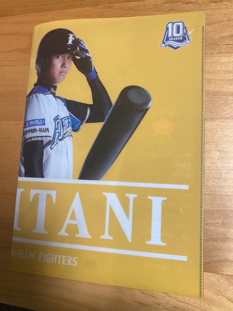 大谷翔平　初登板観戦証明書　クリアファイル