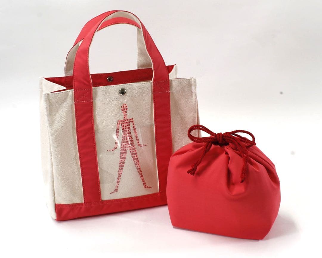 紀伊国屋 ナナちゃん 保冷巾着付きランチバッグ ピンク