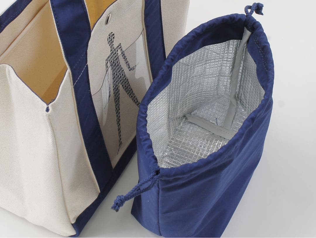 紀伊国屋 ナナちゃん 保冷巾着付きランチバッグ ピンク