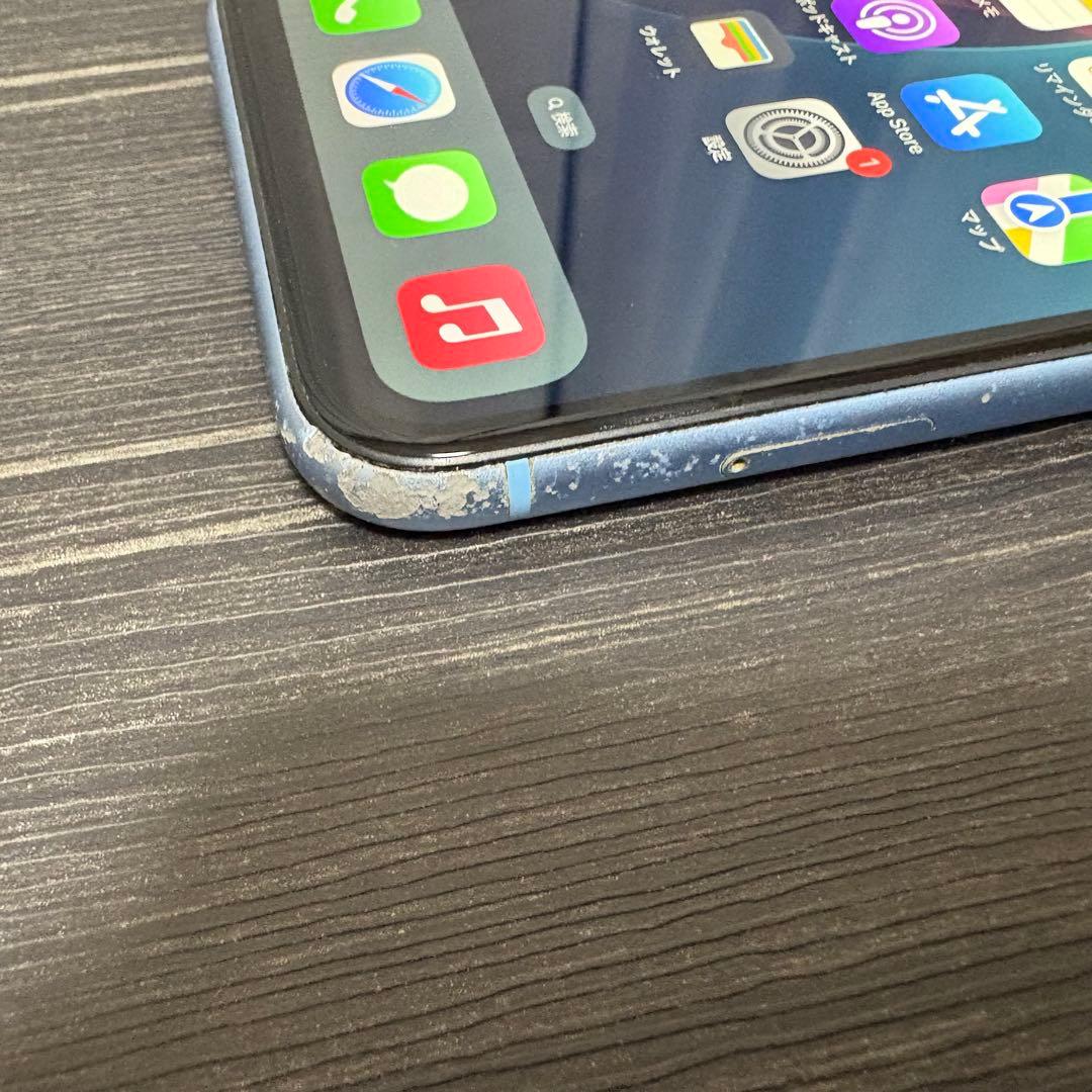 iPhone XR 256GB Blue SIMフリー ジャンク