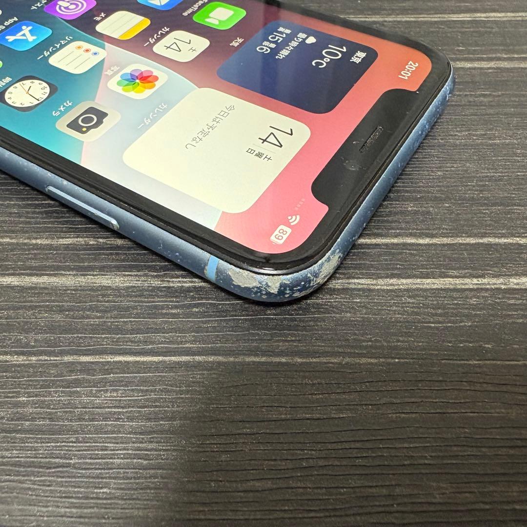 iPhone XR 256GB Blue SIMフリー ジャンク