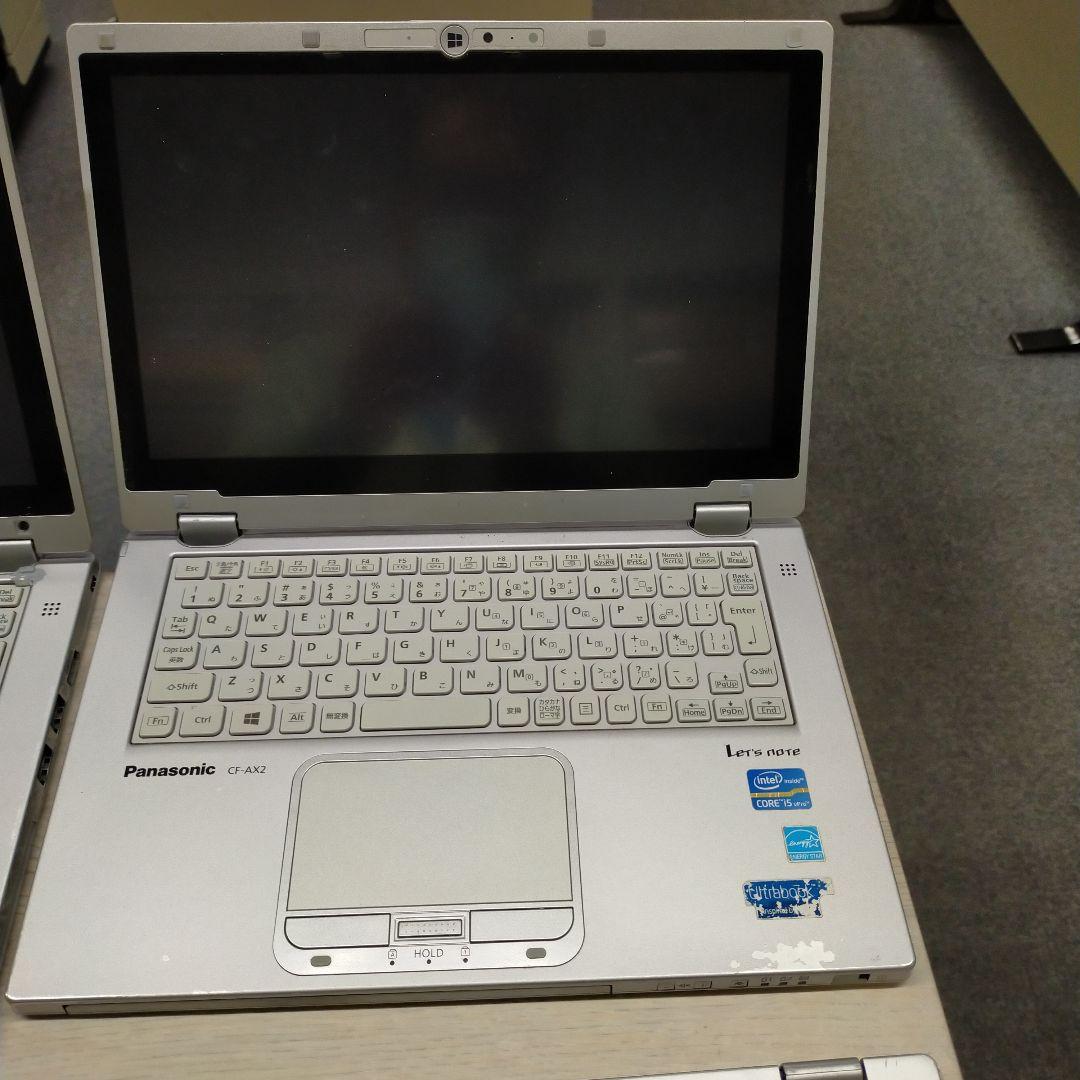レッツノート CF-AX2 4台セット予備バッテリー5台付き作動品
