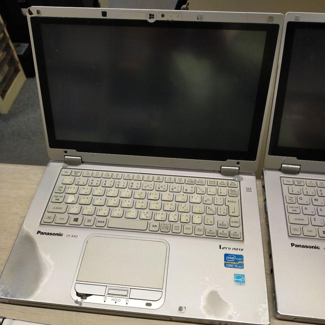 レッツノート CF-AX2 4台セット予備バッテリー5台付き作動品